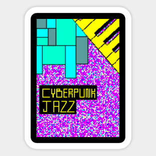 Chowlet Cyberpunk Jazz Sticker